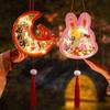 Luminous Transparent Rabbit Lantern Cartoon Lantern DIY Material Package  Mid-Autumn Festival