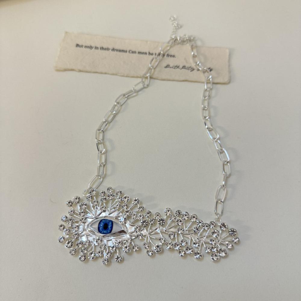 Брендовое Модное Колье-Заявление Великолепное Массивное Колье Показать Глаз Подвеска Брошь Заявление