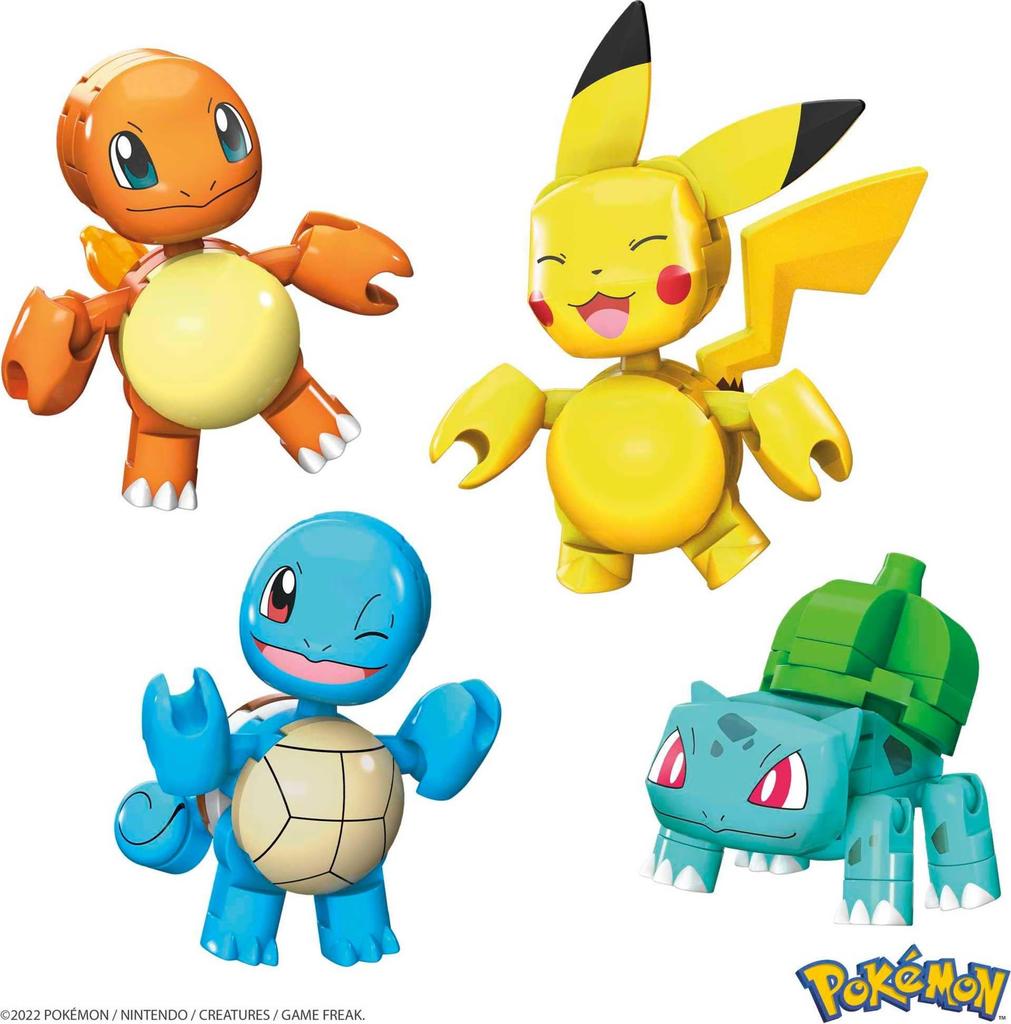 MEGA Конструктор Pokemon Команда Канто 130 Деталей Возраст 6+ HFG05 Набор, Детали, Вверх,