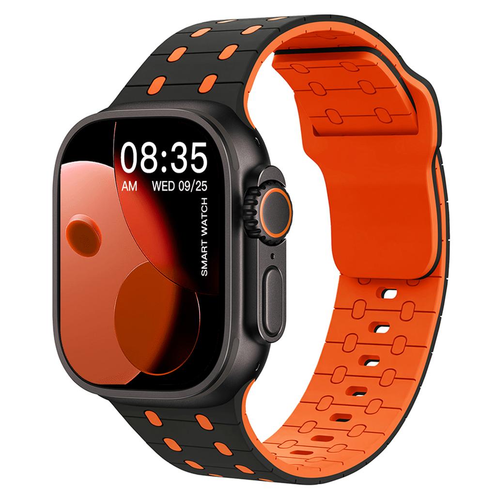 Силиконовый ремешок Для Apple watch Ремешок 45мм 41мм 44мм 49мм 40мм 38 42мм 46мм браслет correa iwatch Серия 10 9 8 7 6 5 3 SE Ultra