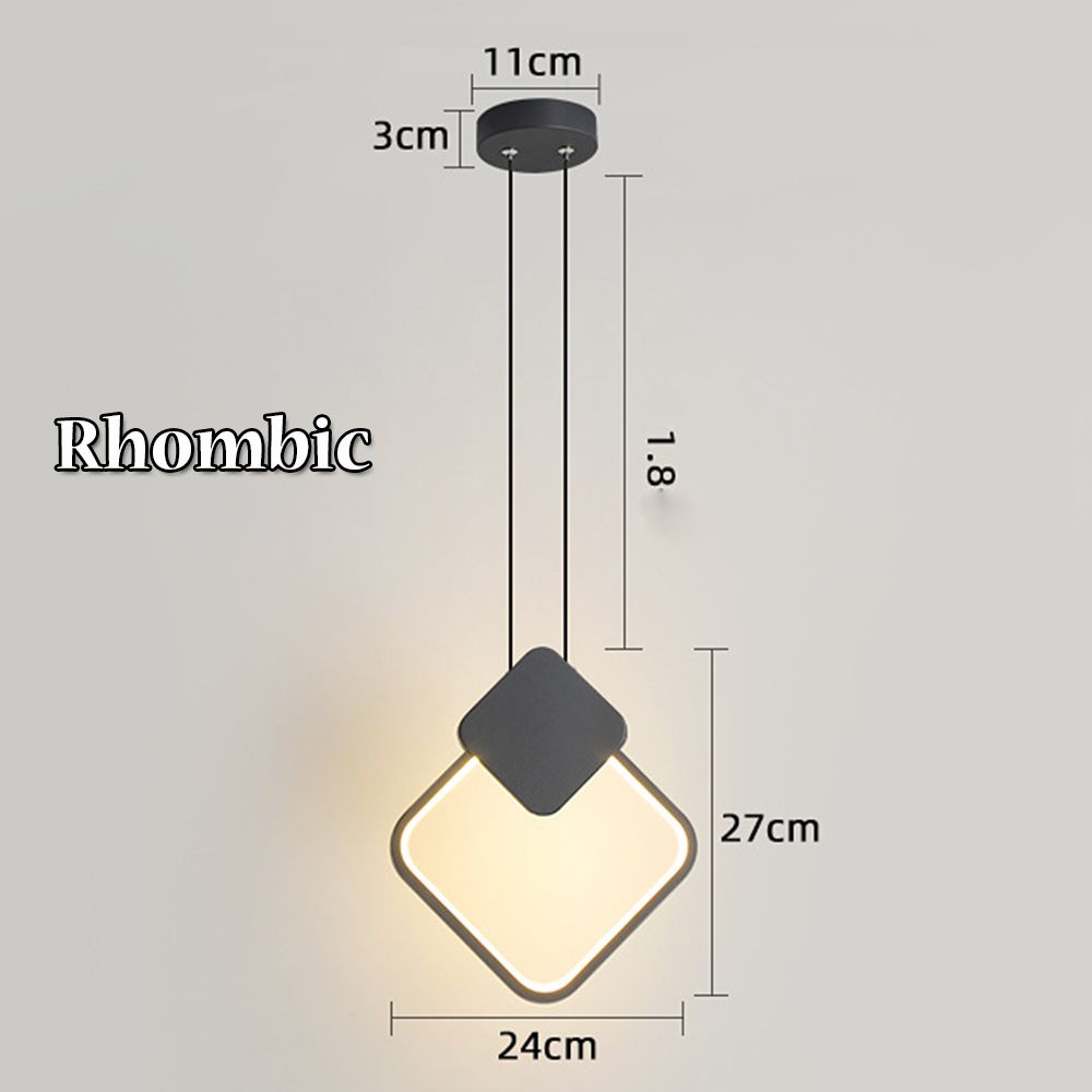 Горячее подвесное освещение, геометрический дизайн, светодиодный подвесной светильник для столовой, потолочный светильник в современном стиле
