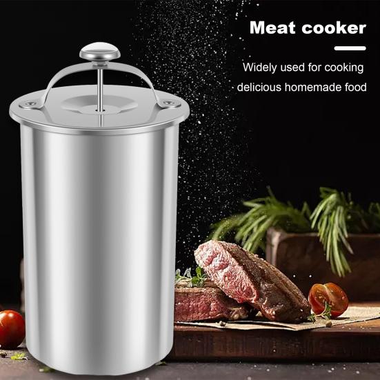 Мясная плита из нержавеющей стали, пресс для мяса, многофункциональный пресс для ветчины, маркер, машина, термометр с домашней кухней