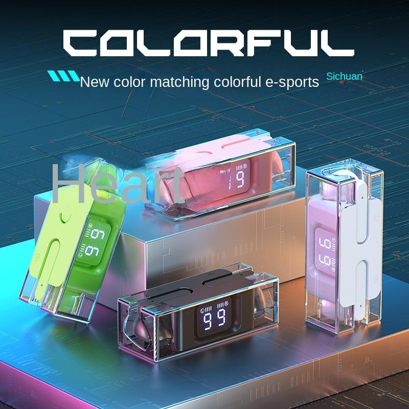 The New In -ear Earplugs Are Transparent Number TWS Bluetooth Headset Game Low Delay