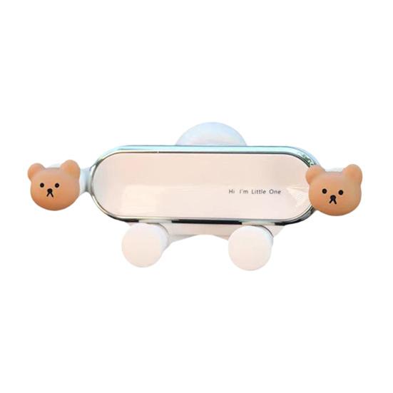 Cute Cartoon Air Vent Phone Holder 360 Degrees Rotatable Car Mount Universal Phone Mount  Easy One-Hand Operation Fun Dashboard