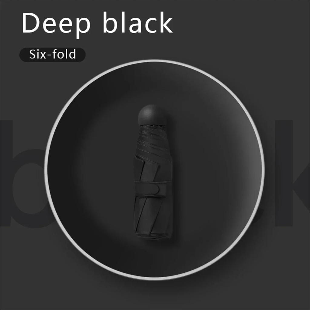 Сверхлегкий и компактный портативный капсульный зонт с защитой от ультрафиолета, мини-пятикратный зонт