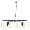 VEVOR Tow Behind Dethatcher, 60-inch Tow Dethatcher with 24 Steel Tines, Lawn Dethatcher Rake for ATV or Mower