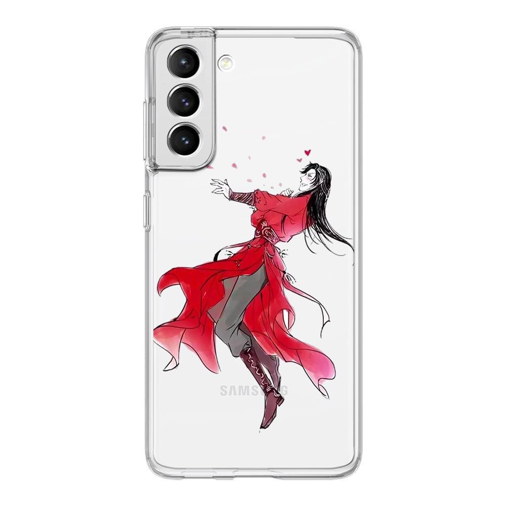 Чехол для телефона Heaven Official Blessing TGCF для Samsung Galaxy S23 S22 Ultra S20 S21 FE 5G S10 S10E S9 S8 Plus 4G, мягкий прозрачный чехол