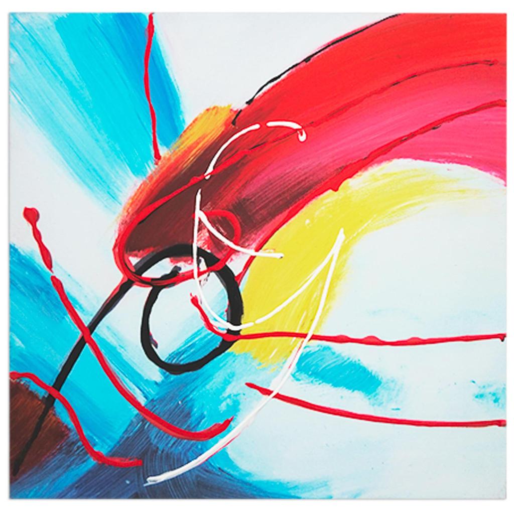 Les Trésors De Lily [A1924] - Multicolored 'Arty' Designer Canvas - 30x30 Cm