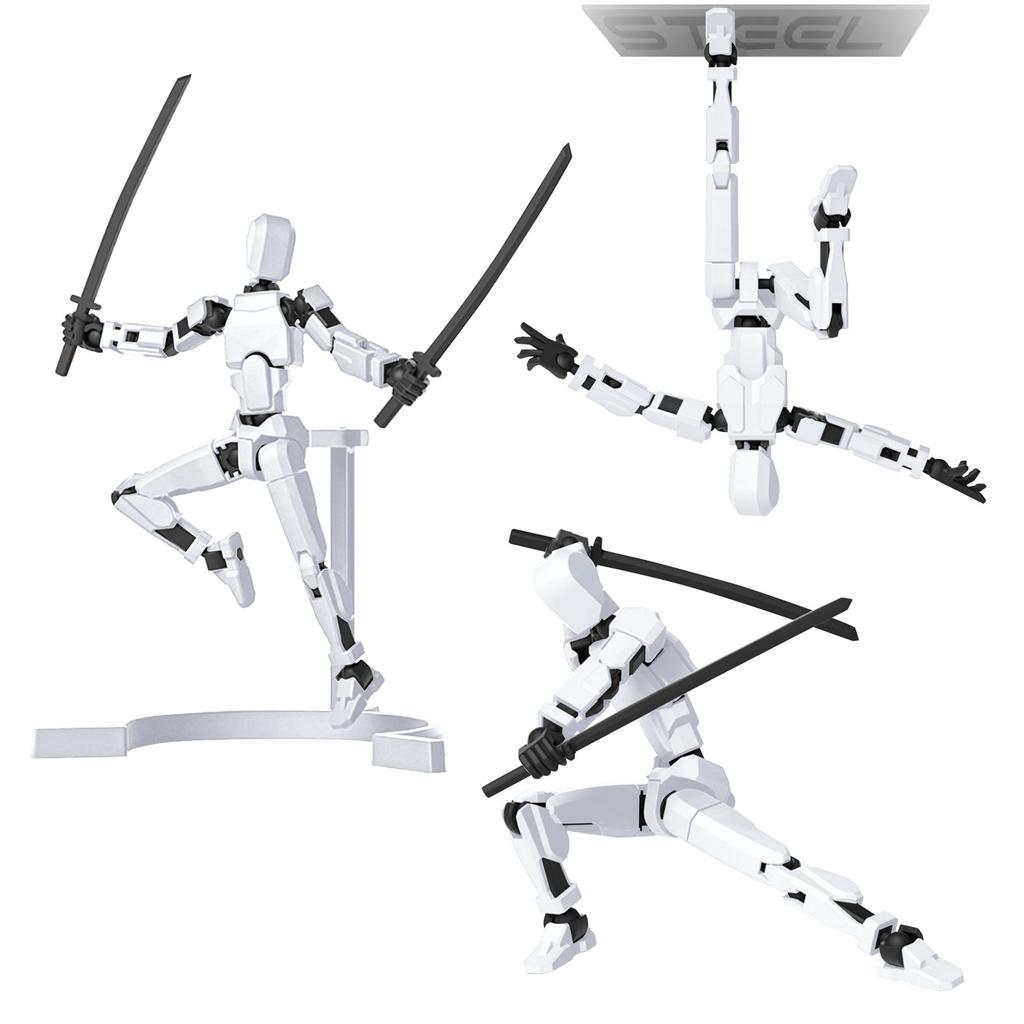 Магнитная кукла с 13 подвижными суставами, напечатанная на 3D-принтере, кукла-манекен 4-го поколения, полностью уменьшающаяся в размерах