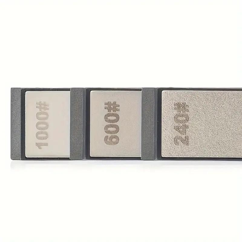 3Pcs 240/600/1000 Mesh Diamond Sharpener Stone Sharpener Scissors Razor Polishing Kitchen Knife Sharpening System Tools