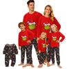 Christmas Prints Family Matching Long Sleeve Tops+Pants Set Family Matching Sets