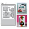 Camera Cutting Dies DIY Scrapbook Emboss Paper Cards Album Craft Punch Stencil