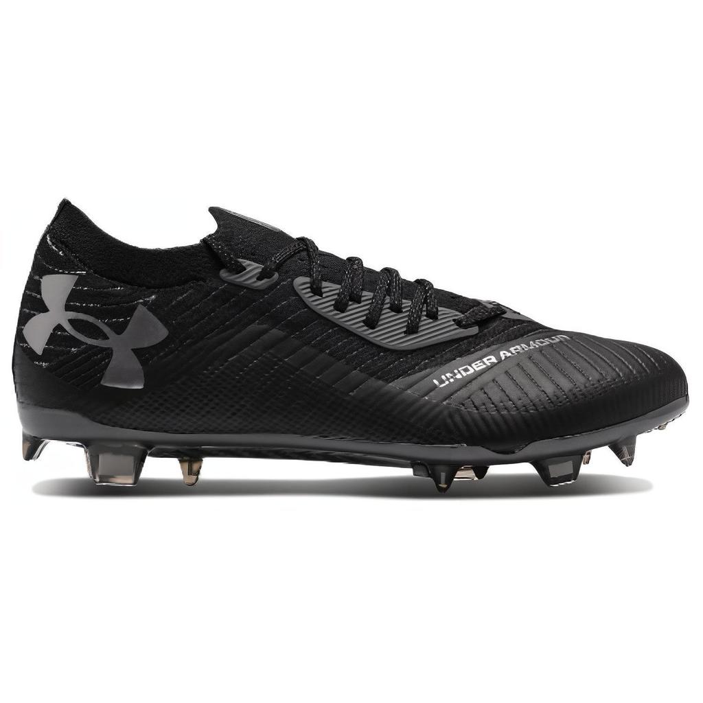 Under Armour Shadow Elite 2 FG Black Halo Grey Men Sneakers Castlerock 3027239-001