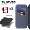 For iPhone 16 Plus Case Compatible with MagSafe RFID Blocking Card Holder Leather Phone Cover