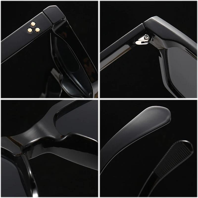 Women Retro Shauna Square Sunglasses Rivets Gradient Shades Uv400 Retro Punk Men Sun Glasses