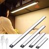 Dropship LED Cabinet Light Wireless Motion Sensor PIR USB Rechargeable Wireless Stick Anywhere Night Light Bar for Cabinet
