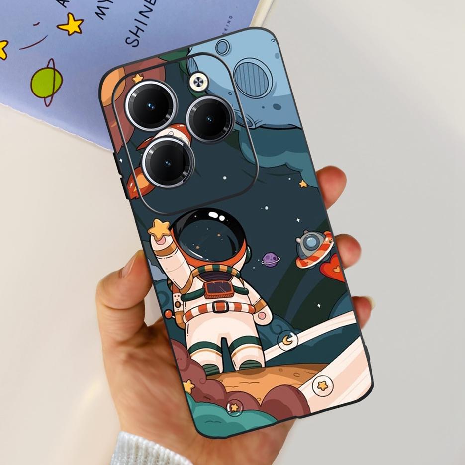 Чехол для Infinix Hot 40 Pro X6837 Милый Модный Чехол Мягкий Силиконовый Чехол для Телефона Для Infinix Hot 40i Hot40 Pro Hot40i Чехлы Бампер