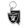 Porte-clés - WINCRAFT - NFL Las Vegas Raiders - Métal - Pendentif Plastique Réfléchissant - Multicolore