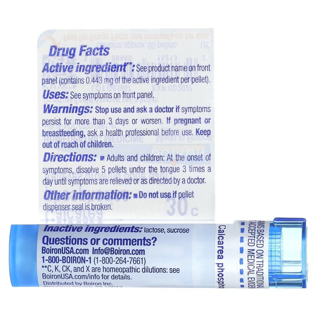 BOIRON Calcaria Phosphorica, 30C, About 80 Pellets
