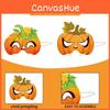 Holiday Face Pumpkin Mask Thanksgiving Venue Decor Accessories Photo Set Prop