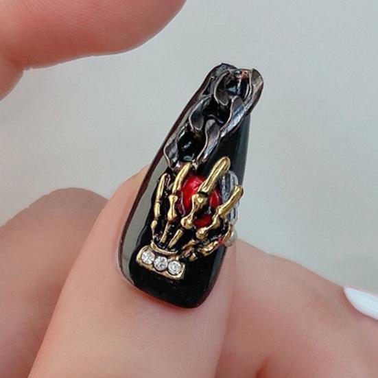 20 шт. украшения для ногтей креативной формы, высокая прочность, защита от ржавчины, блестящий визуальный эффект, широкое применение, декоративное сияние