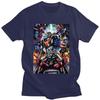 Мужская футболка Grendizer на заказ Хлопковая футболка Goldorak Goldrake Ufo Robot Т-shirts Приталенная одежда