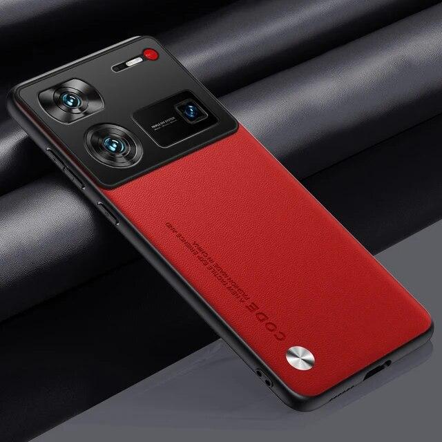 Обычный чехол из искусственной кожи для ZTE Nubia Z60 Ultra Z60Ultra 5G, матовая задняя крышка, силиконовый чехол с полной защитой для телефона Nubia Z50 Ultra Z50S Z40 S Pro