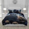 Комплект постельного белья Волк и Ворон Знаменитое Аниме Комплекты пододеяльников Одеяло Постельное белье Полуторный Двуспальный Кинг Односпальный Размер Дропшиппинг Подарок