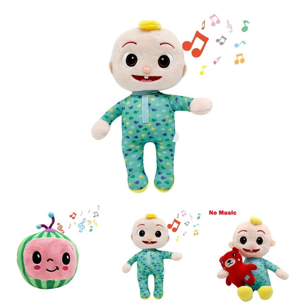 Adorable Kawaii Cocomelon Watermelon Music Toy With 8 English Songs And Plush Comfort
