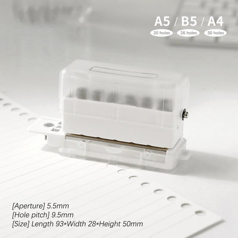 Дырокол на 6 отверстий DIY A4 B5 Бумага для loose leaf Дырокол для планировщика Скрапбукинг Переплет бумаги Стандартная машина для пробивки отверстий
