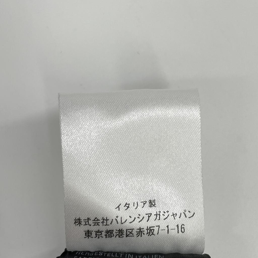 Balenciaga 657546 20 лет Черный галстук-лента Вязаное платье в горошек платье XS черныйБ/у