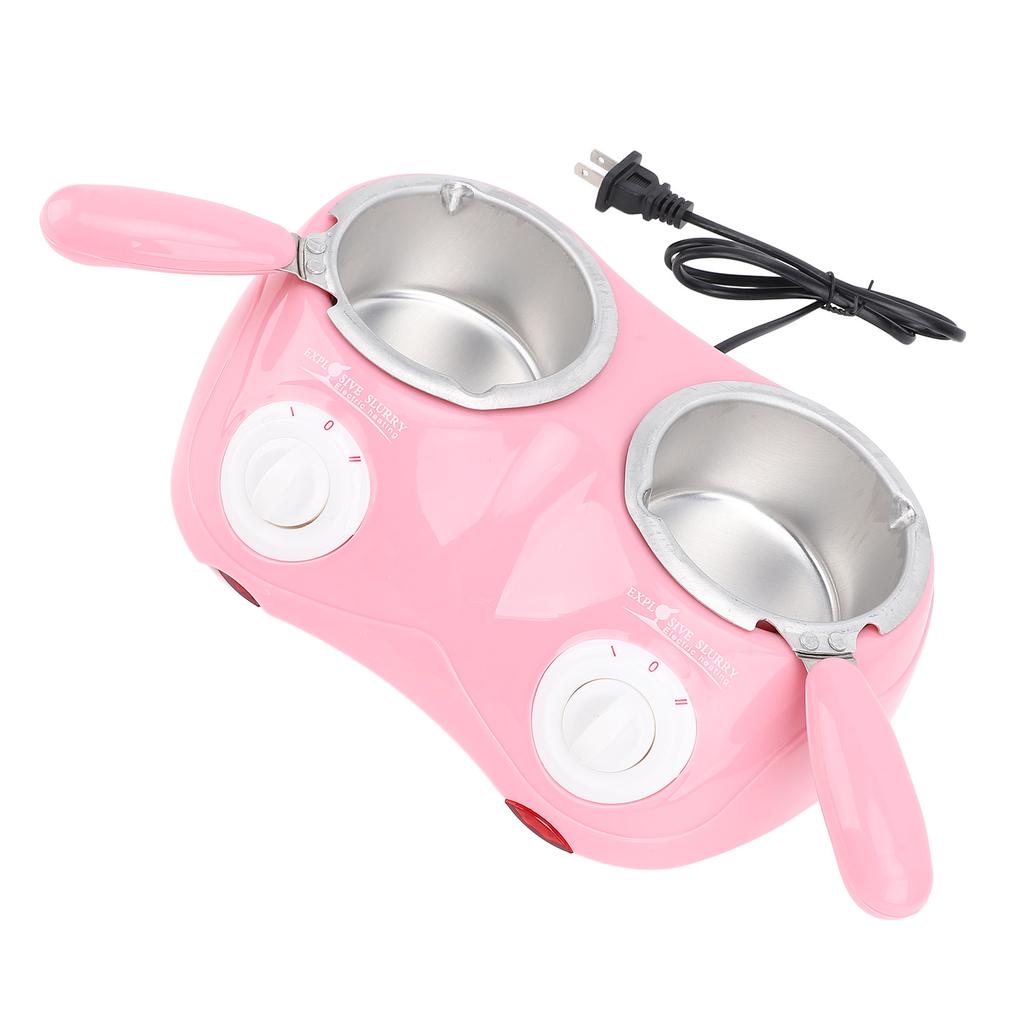 Электрический горшок для плавления шоколада с двумя горшками, позволяющий равномерно нагревать конфеты, подогреватель шоколада для