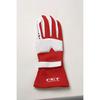 FET Sports 3D Racing Red X Size 71172011FT3DGL11 Gloves, White, M,