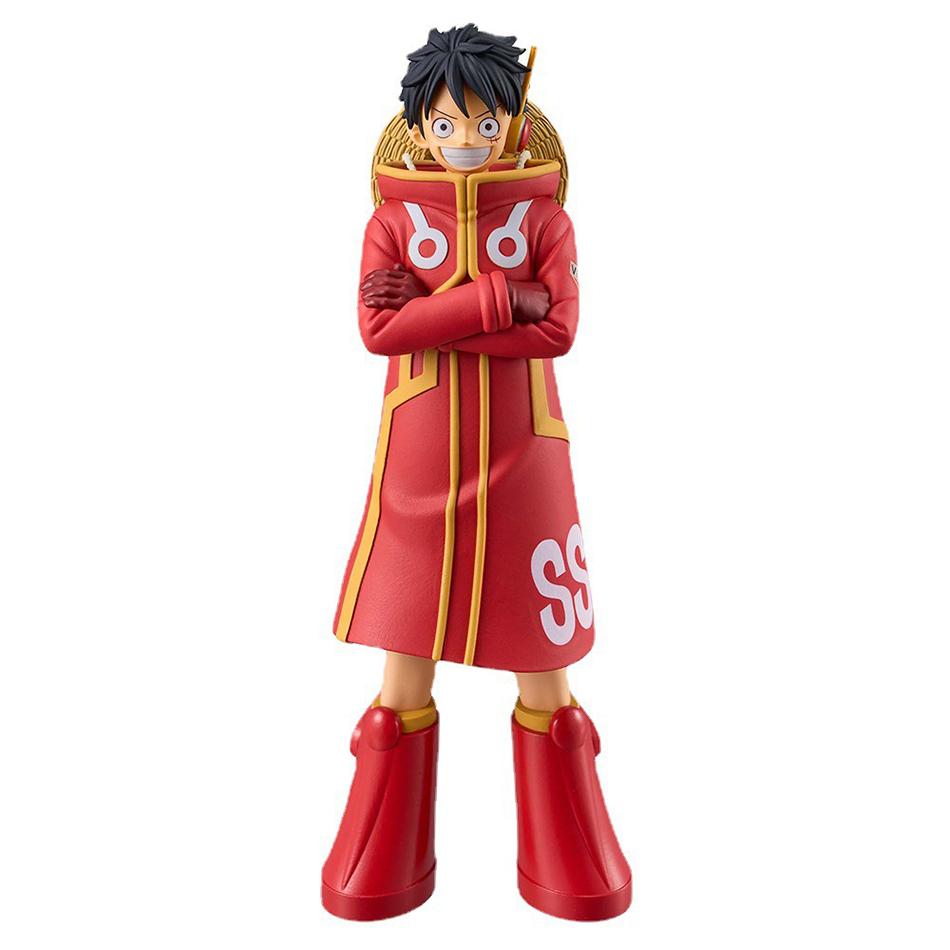 17 см One Piece Луффи Аниме Фигурки Обезьяна Д. Луффи Остров Яйцеголовый Фигурки Действия ПВХ Аниме Коллекционная Модель Кукла Игрушка Подарок Ребенку
