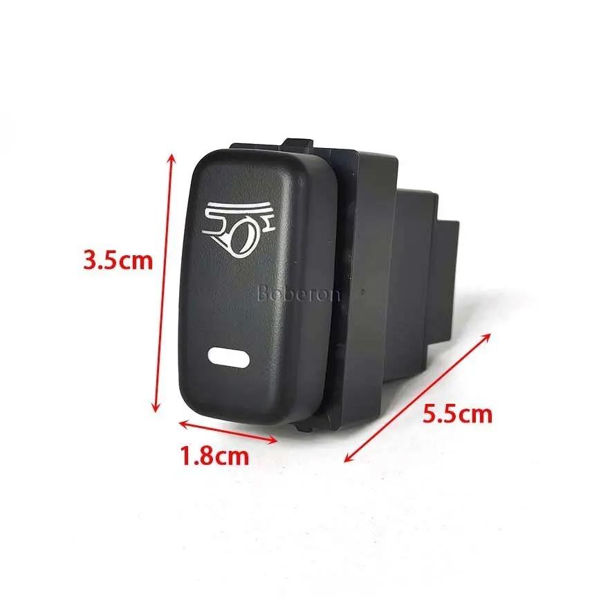 For Mitsubishi Outlander 2006-2012 Pajero Lancer 12V Red LED Car Power ON Off Exhaust Switch Push Button Auto Accessories