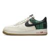 Air Force 1 07 LX Stadium Зеленые мужские кроссовки в клетку Кремового цвета слоновой кости Черный DV0791-100