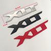 XXUI3 3D Metal Chrome Red Black Logo XLT Emblem Car Badge Rear Trunk Decal For Ford RANGER XLT Sticker Accessories