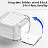 with Phone Stand Protective Case Transparent Earbuds Cover for Samsung Galaxy Buds4/4pro Travel