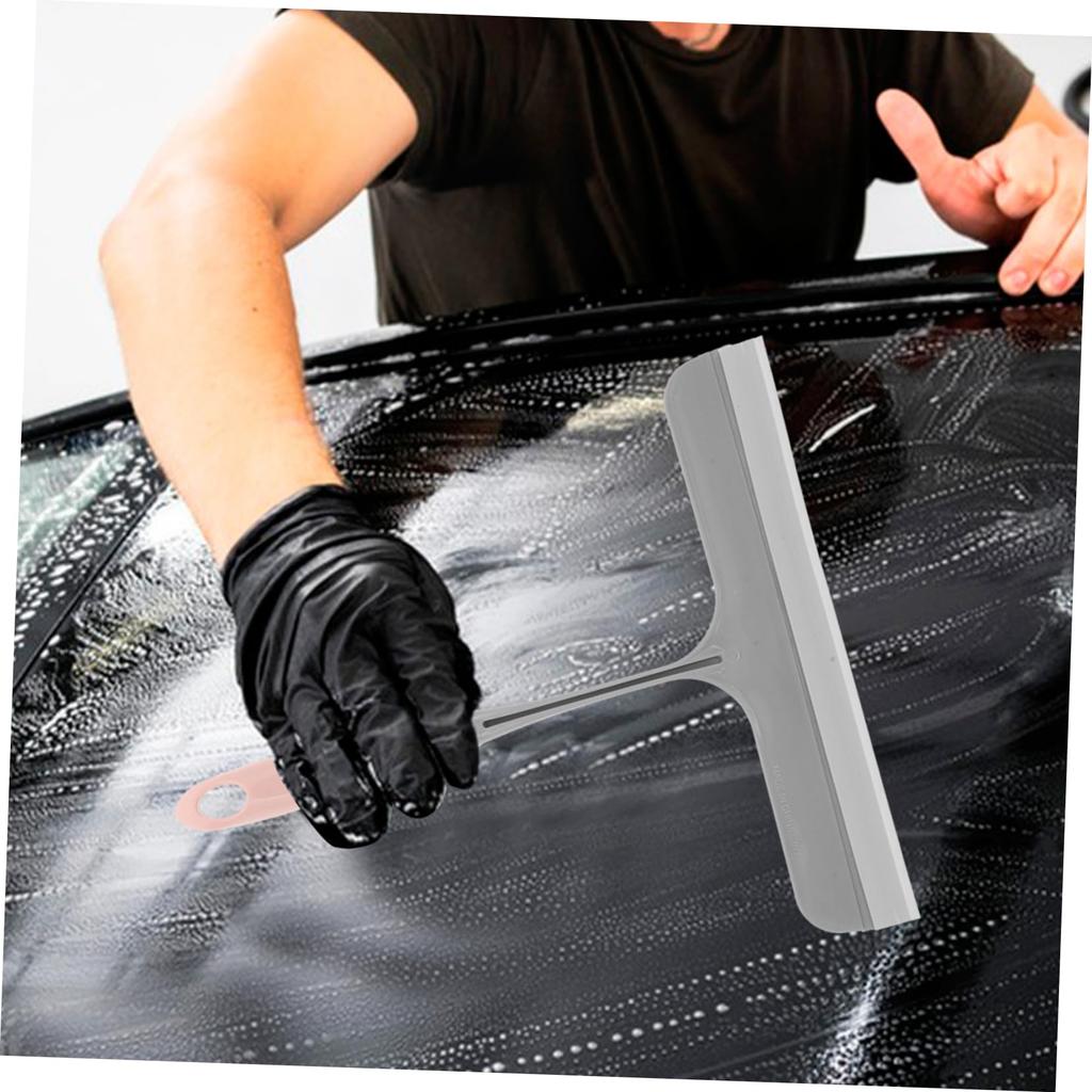 Silicone Scraper Wiper Durable For Window Glass Shower Door Kitchen Countertops Multi-Surface Car Glass Dewatering Cleaning Tool