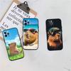 LO19 Cartoon  Capybara Soft Shell Phone Case for OPPO A3 Pro A72 A74 A76 A77 A77S A78 A79 A94 A95 A18 A40M A58