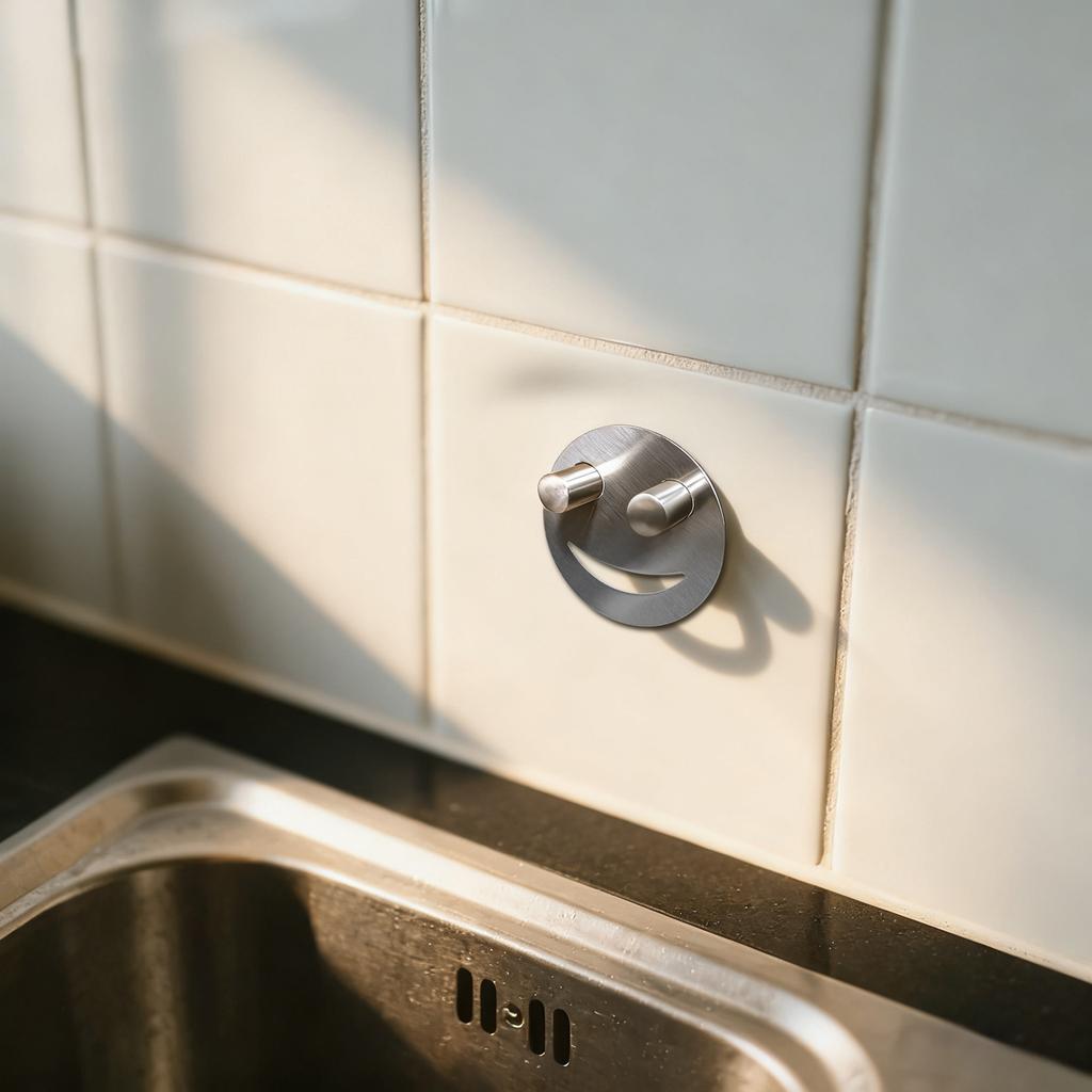 Крепление для губок на раковину, экономящее место.