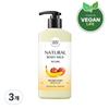 Happy Bath Really Moist Body Milk Apple Banana, 400ml, 3 Korean Cosmetics