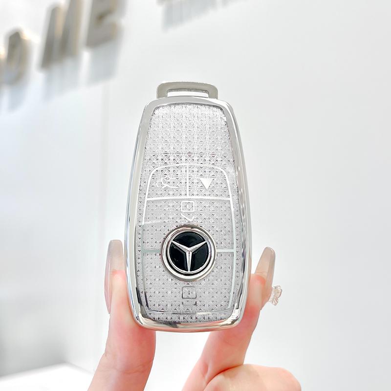Чехол для ключа Mercedes-Benz для E300L, C260L, 180L, A200L, C200L, GLC260, GLA200 (Для женщин)