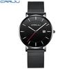 CRRJU New Men's Watch Ultra-thin Simple Business Men's Watch Fashion Watch Men