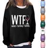 Women's Casual Fashion Printed Long Sleeve O-Neck Sweatshirt Layer Pullover Top