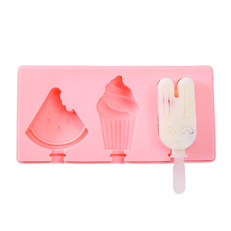 Ice Cream Popsicle Mold with Lid and Stick for Homemade DIY Treats