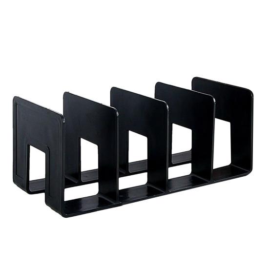 File Organizer for Desk 4 Compartments Large Magazine Manager Document Holder Thickened Bookshelf for Office Home