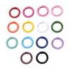 5PC Creative 20MM Colorful Painted Spring Ring Keychain Open Spring Buckle Book Ring Connection Card Ring DIY Jewelry Accessories