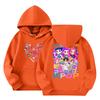 Child Fashion Lightweight Long Sleeve Pullover With Pockets  Print Hoodie