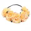 Свадебный праздничный венок, имитация цветка розы, головной убор для рождественского бала Марди Гра